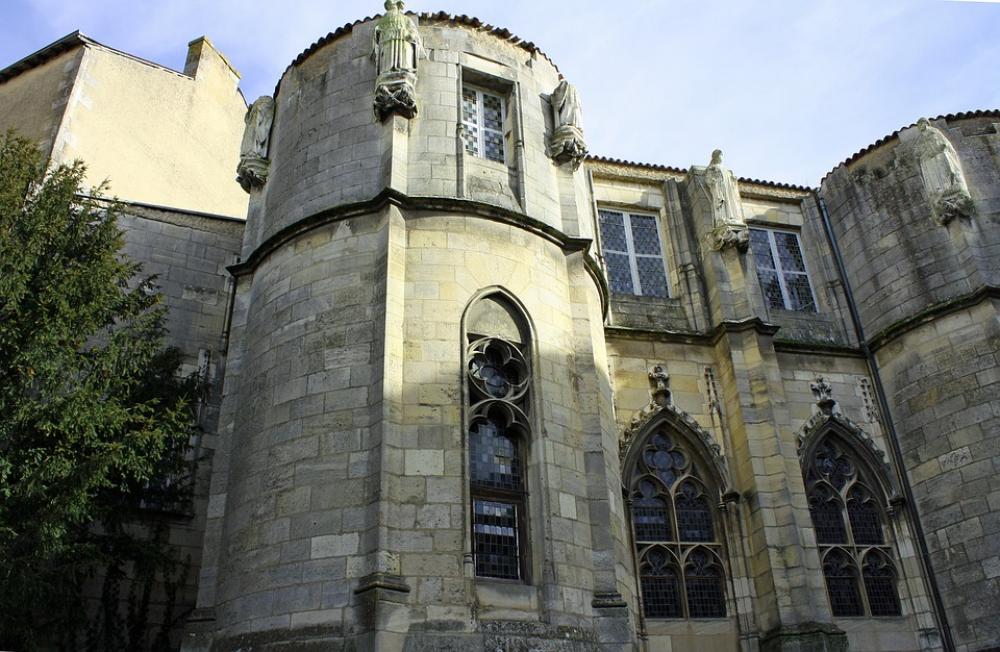 Church Poitiers Windows Stone Church Medieval Church Poitiers Windows Stone Church Medieval