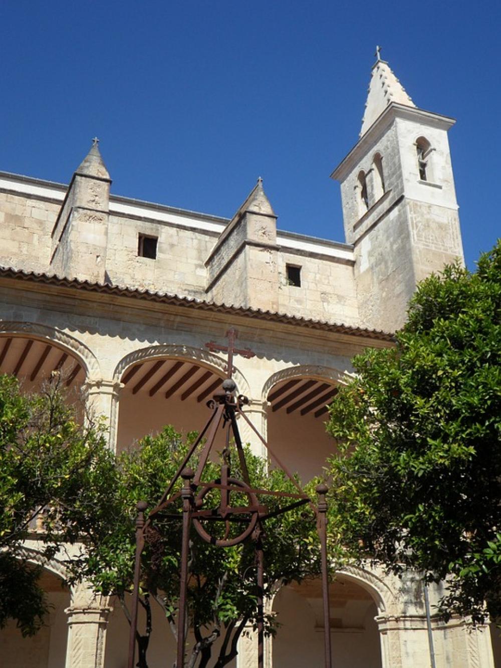 Church Manacor Tower Steeple Monastery Church Manacor Tower Steeple Monastery