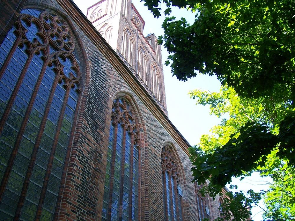 Church Brick Gothic Stralsund Historically Gothic Church Brick Gothic Stralsund Historically Gothic