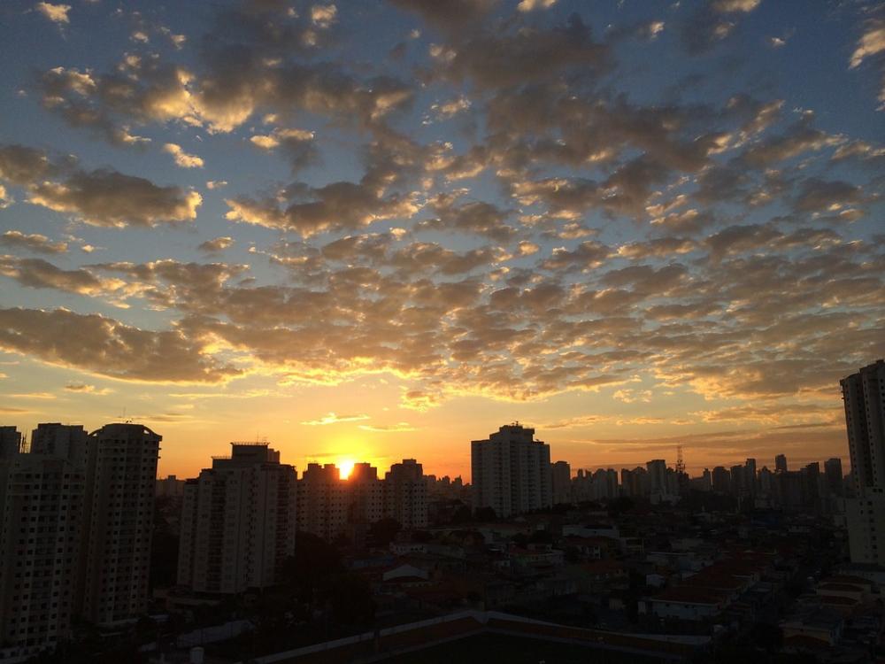 City Clouds Sunset Horizon Sunshine City Clouds Sunset Horizon Sunshine