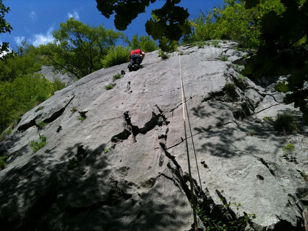 Climbing Rock Lombardy Italy Climbing Rock Lombardy Italy