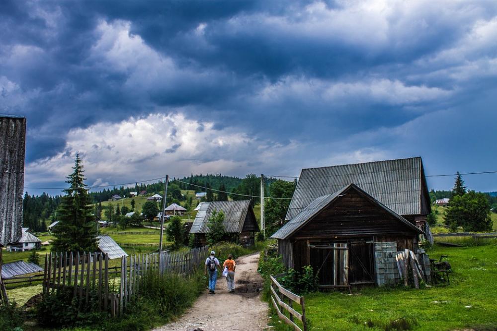 Clouds House Romania Landscape Summer Shack Shed Clouds House Romania Landscape Summer Shack Shed