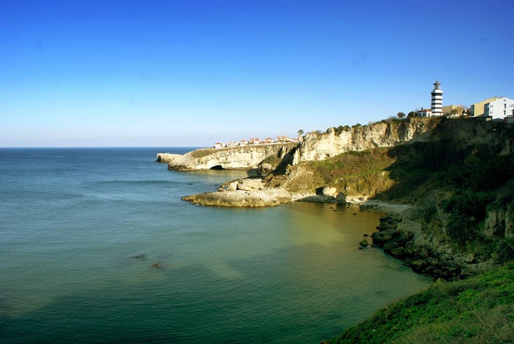 Coast Town Lighthouse Ocean Sea Istanbul Turkey Coast Town Lighthouse Ocean Sea Istanbul Turkey