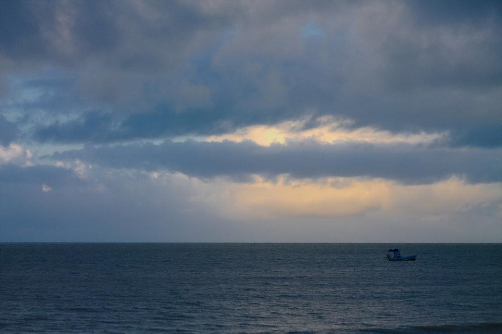 Cockboat Boat Mar Ocean Landscape Brazil Cockboat Boat Mar Ocean Landscape Brazil