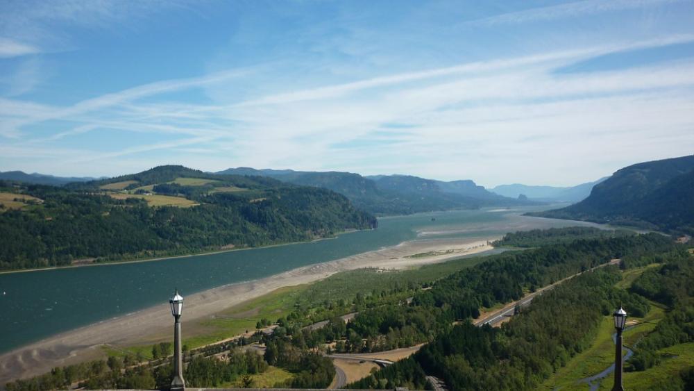 Columbia River Gorge Oregon Landscape Nature Water Columbia River Gorge Oregon Landscape Nature Water