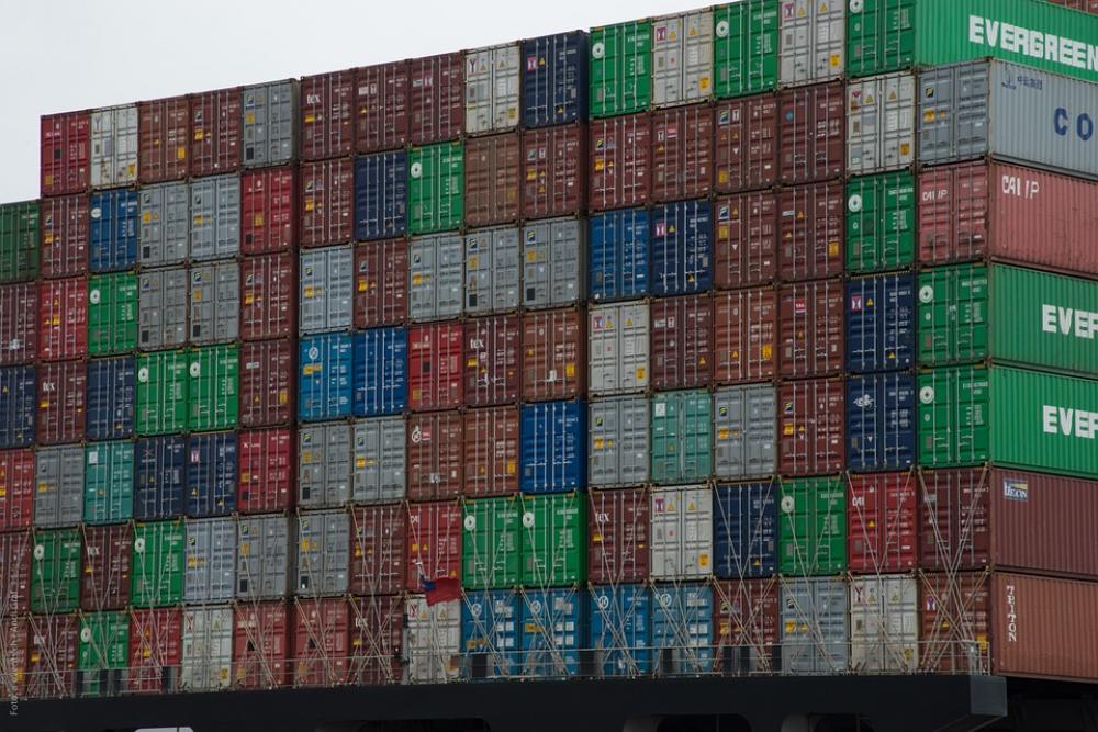 Container Freighter Container Ship Port Most Cargo Container Freighter Container Ship Port Most Cargo