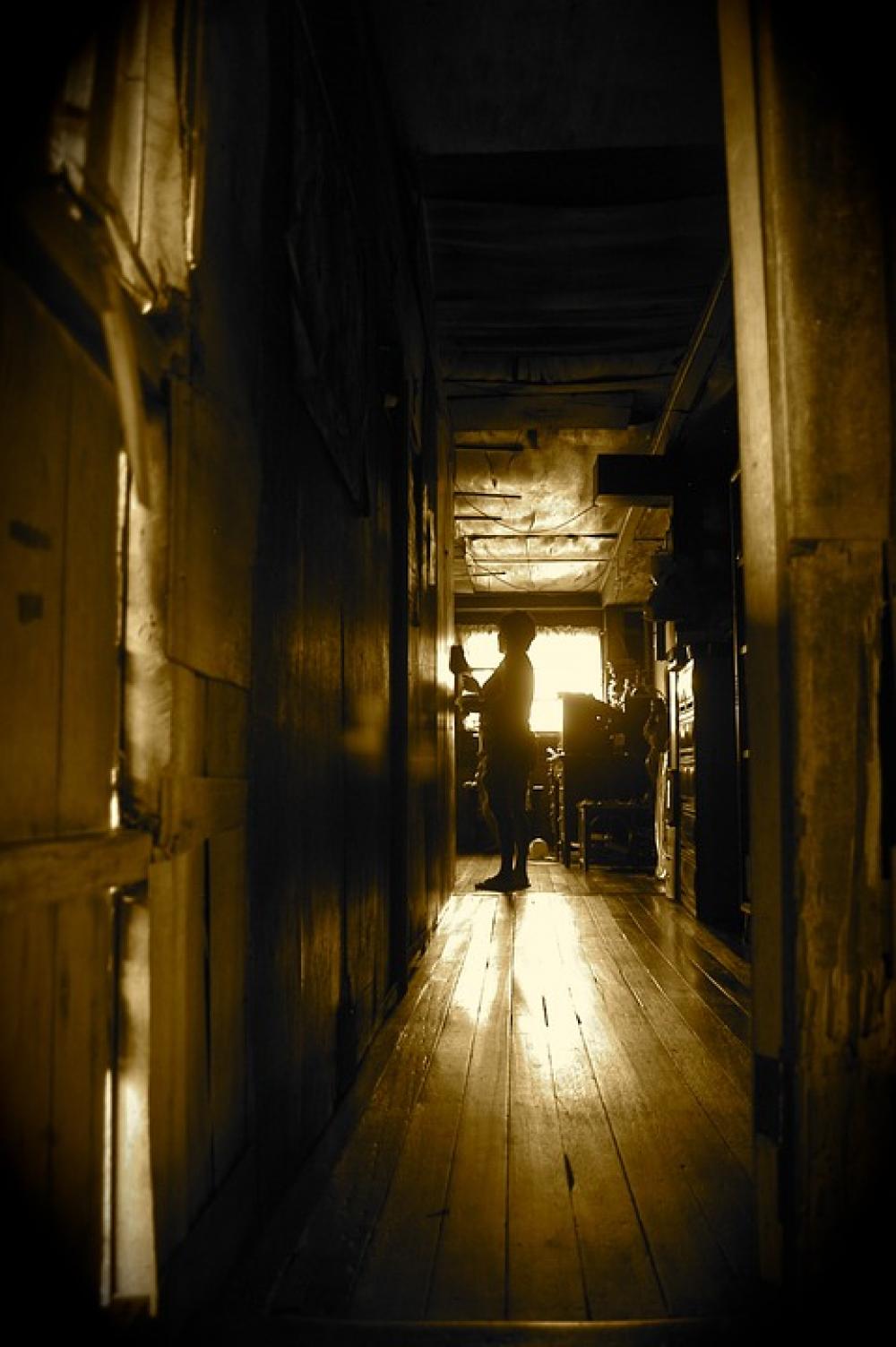Corridor Hallway Dark Wood Antique Wooden House Corridor Hallway Dark Wood Antique Wooden House
