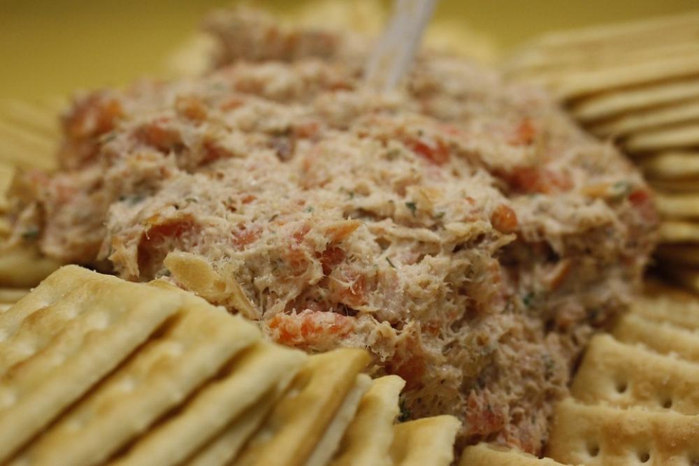 Crackers Appetizer Dip Food Snack Cheese Spread Crackers Appetizer Dip Food Snack Cheese Spread