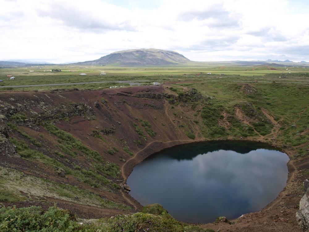 Crater Lake Volcanic Crater Volcanism Iceland Crater Lake Volcanic Crater Volcanism Iceland