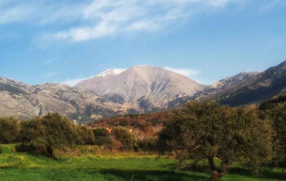 Crete Landscape Scenic Mountains Forest Trees Crete Landscape Scenic Mountains Forest Trees
