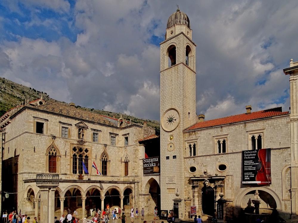 Croatia Historic Center Dubrovnik Steeple Building Croatia Historic Center Dubrovnik Steeple Building