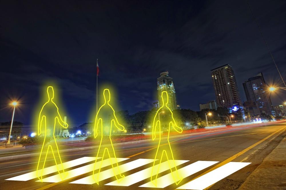 Crosswalk Traffic Cross Pedestrian Crosswalk Traffic Cross Pedestrian