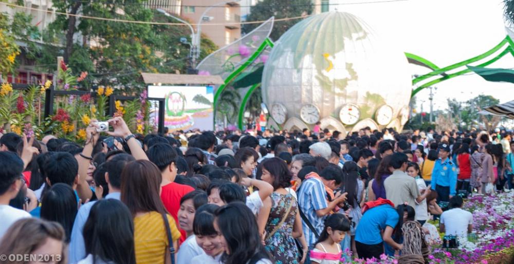 Crowded Square People Street Vietnam City Outside Crowded Square People Street Vietnam City Outside