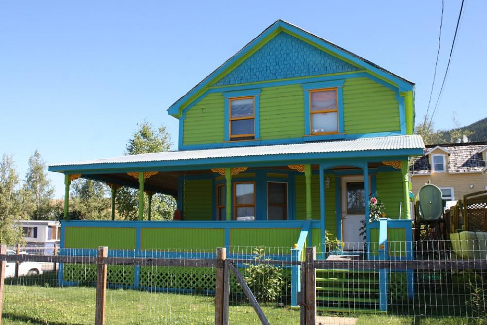 Dawson Dawson City Yukon Building Green House Dawson Dawson City Yukon Building Green House