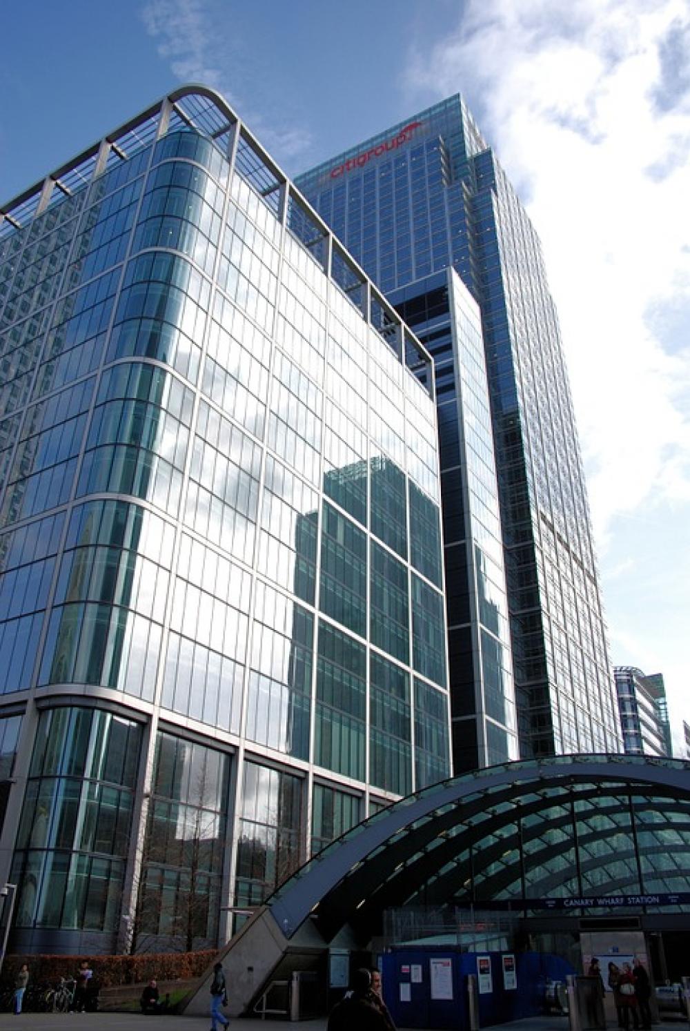 Docklands Canary Wharf Offices Business Skyscraper Docklands Canary Wharf Offices Business Skyscraper