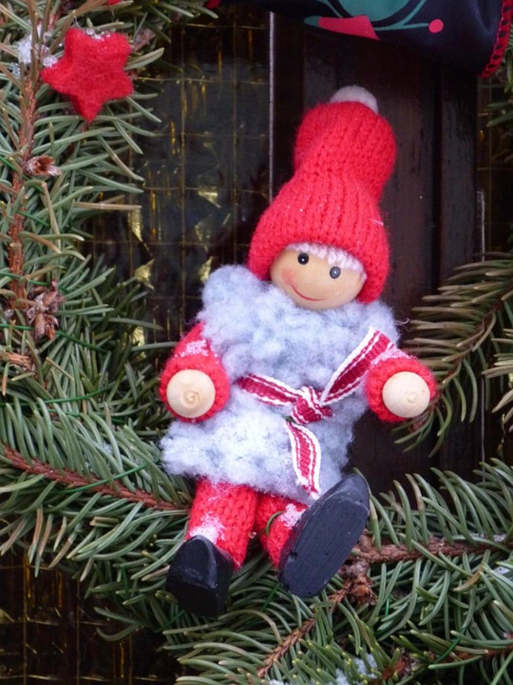 Doll Winter Decoration Baby Doll Wool Hat Doll Winter Decoration Baby Doll Wool Hat