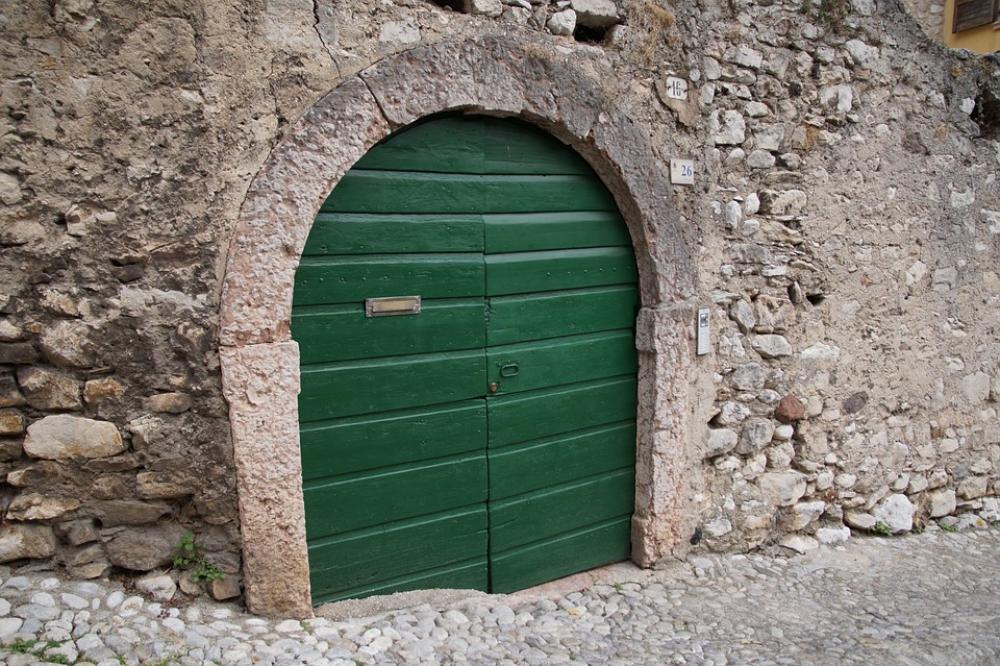 Door Green Wall Door Green Wall