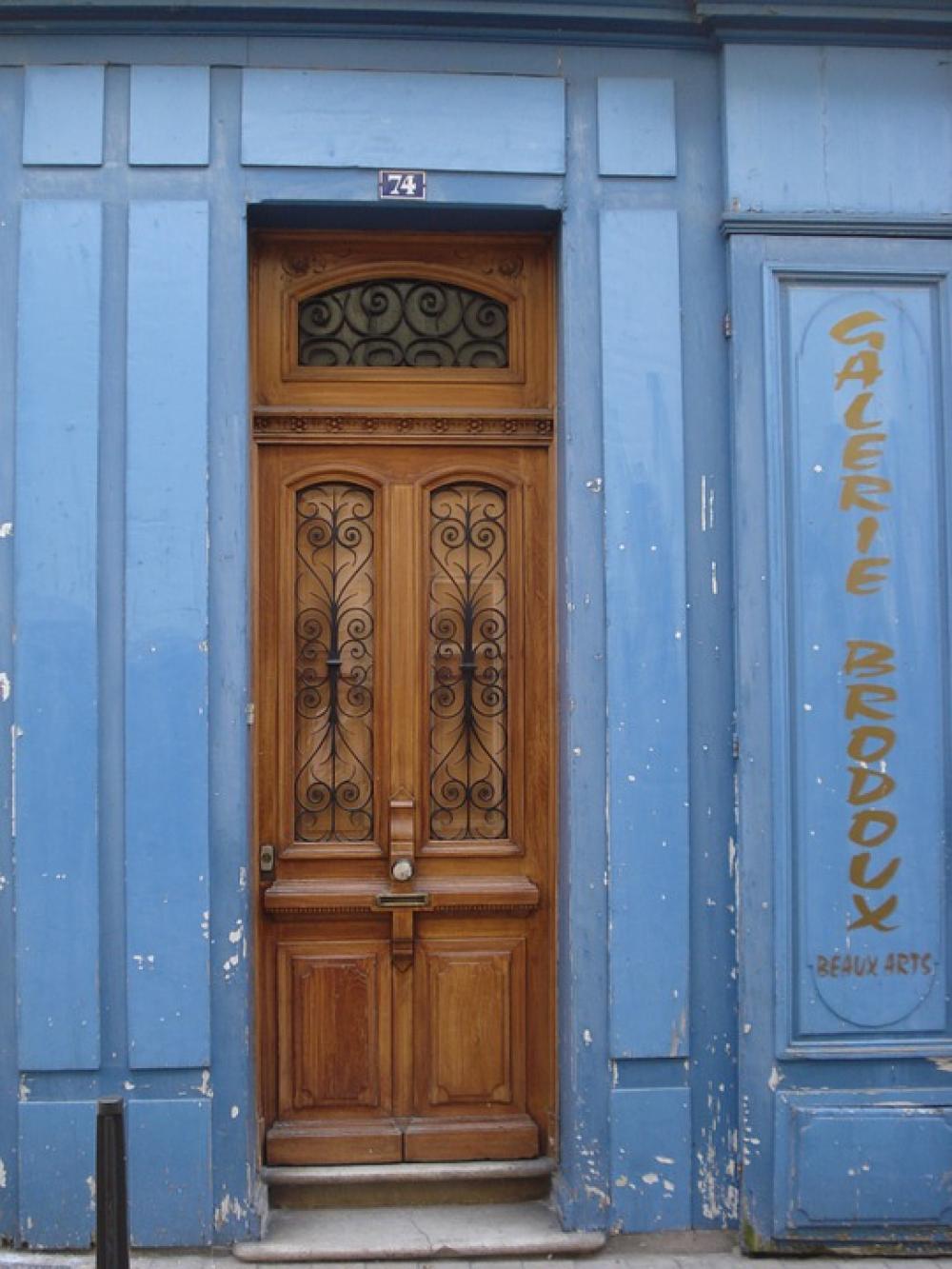 Door Wood Blue Store Shop Former Antique Door Wood Blue Store Shop Former Antique
