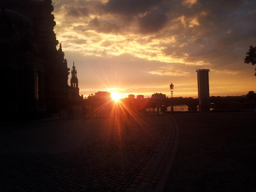 Dresden Evening Sky Sunset Dresden Evening Sky Sunset