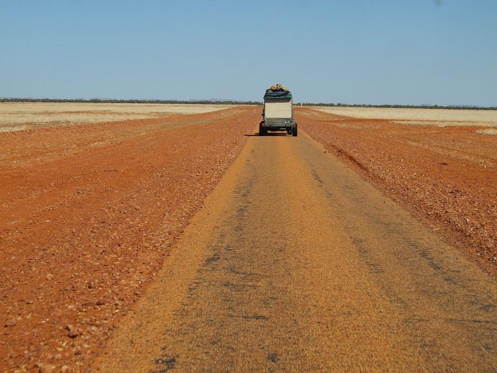 Driving Red Desert Earth Road Dirt Driving Red Desert Earth Road Dirt