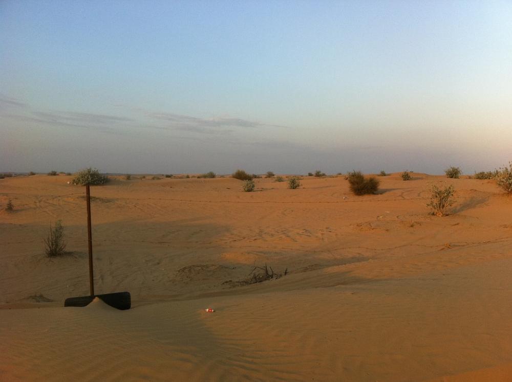 Dubai Desert Sunset Landscape Sand Hot Sand Dunes Dubai Desert Sunset Landscape Sand Hot Sand Dunes