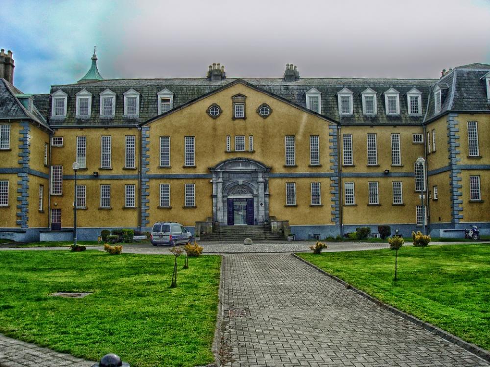 Dublin Ireland Hospital Building Pavement Grounds Dublin Ireland Hospital Building Pavement Grounds