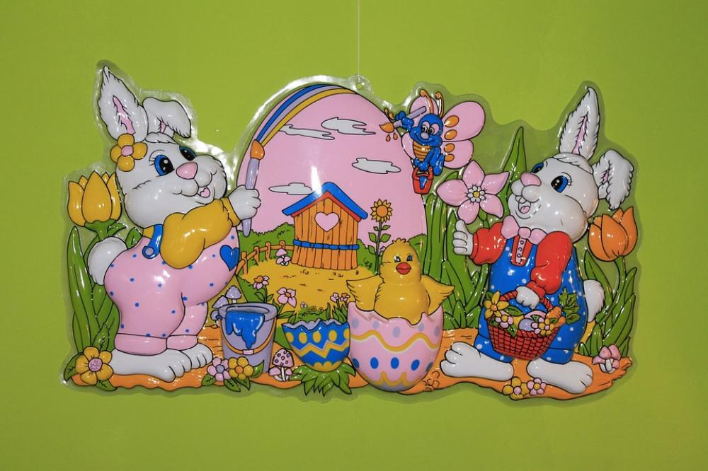 Easter Bunny Easter Egg Figures Funny Easter Bunny Easter Egg Figures Funny