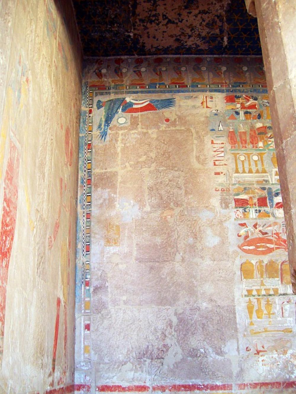 Egypt Hieroglyphics Temple Hatshepsut Tomb Painting Egypt Hieroglyphics Temple Hatshepsut Tomb Painting
