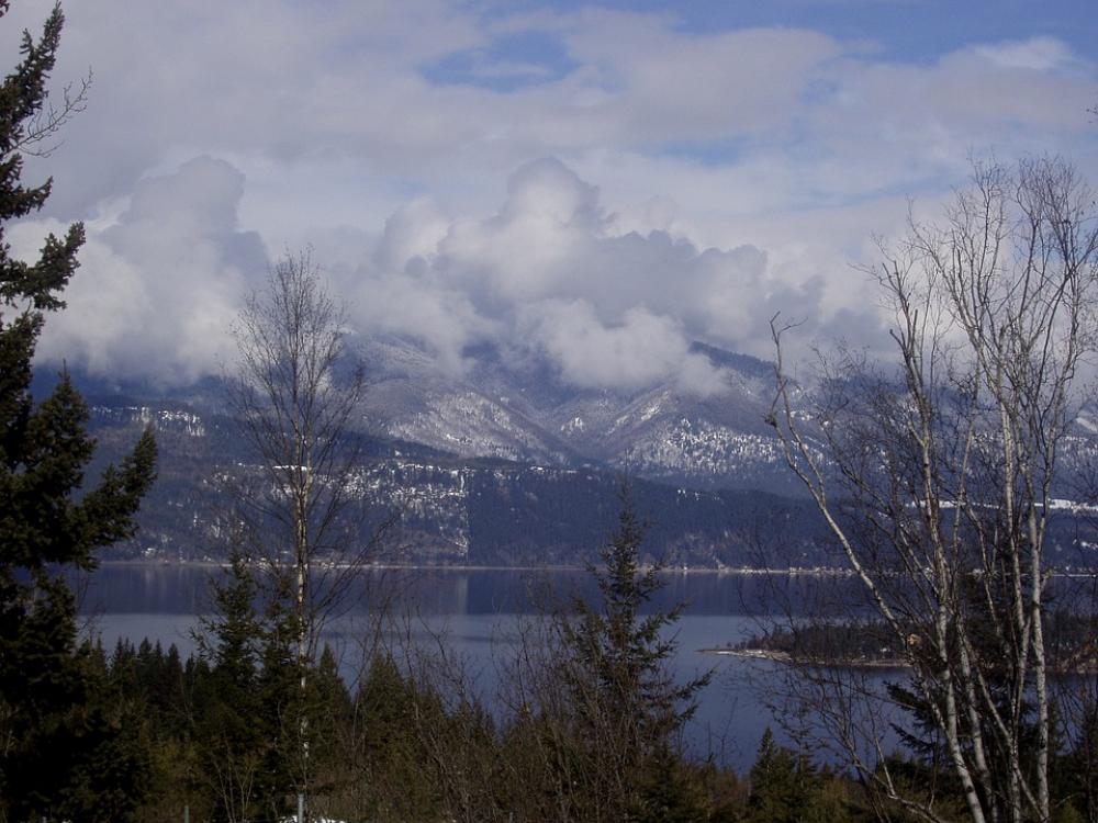 Emerald Lake Whistler Mountains Clouds Emerald Lake Whistler Mountains Clouds