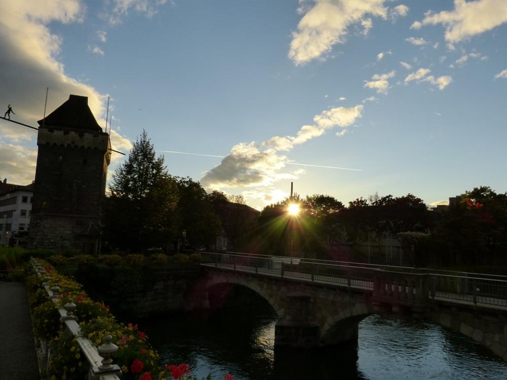 Esslingen Sunset Sky Historic Center Sun Esslingen Sunset Sky Historic Center Sun