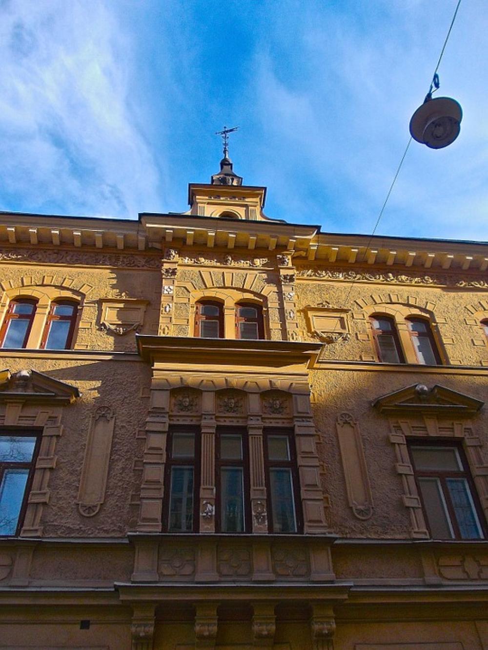 Facade Södermalm Stockholm Late 1800S Facade Södermalm Stockholm Late 1800S