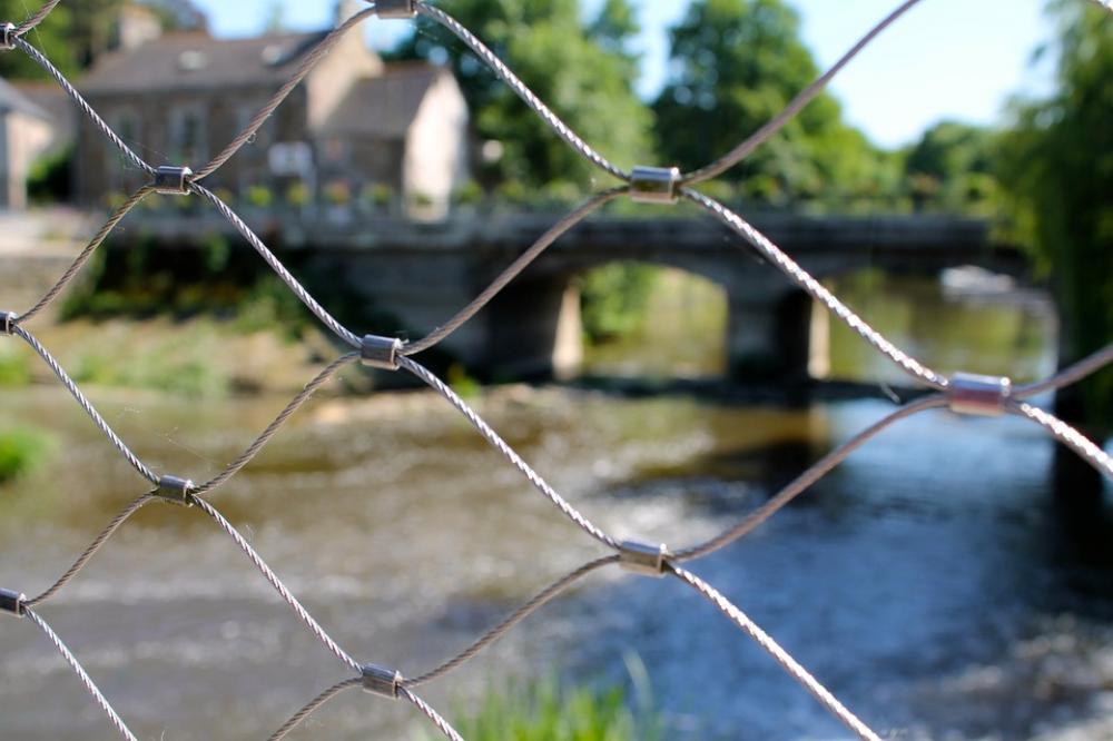 Fence Water Bridge Fence Water Bridge