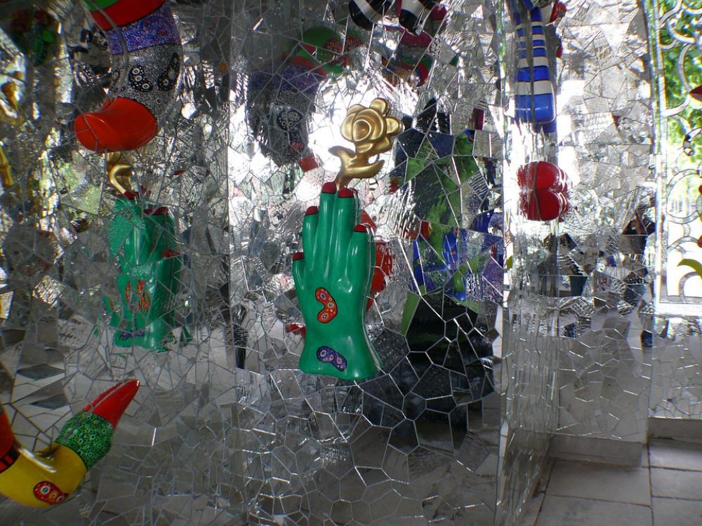 Figure Mosaic Colorful Art Building Wall Mirror Figure Mosaic Colorful Art Building Wall Mirror