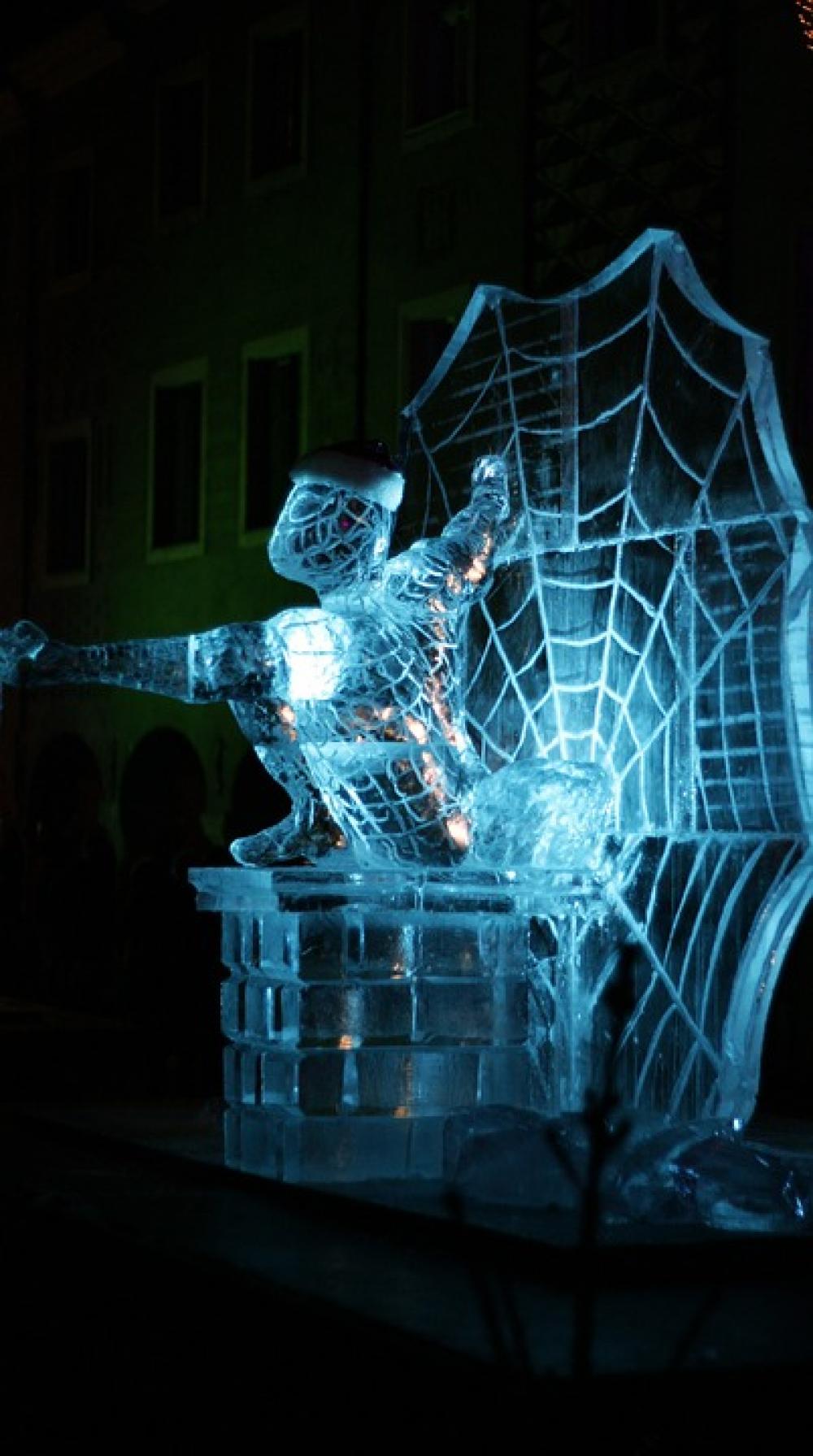 Figure Iceberg Ice Sculpture Winter Frost Figure Iceberg Ice Sculpture Winter Frost