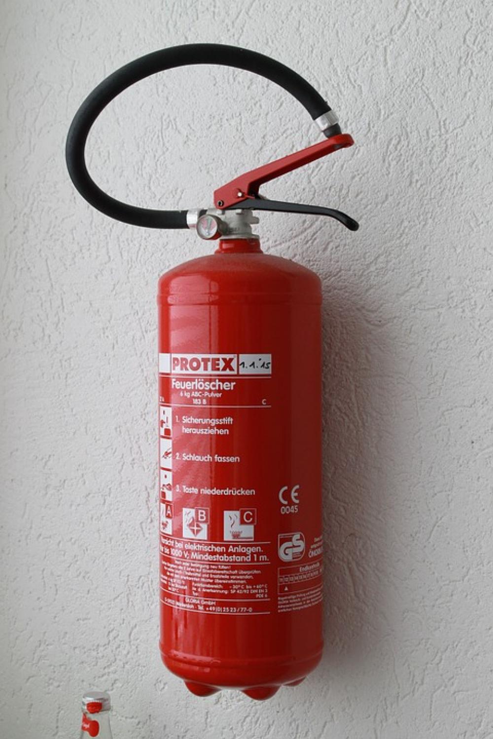 Fire Extinguisher Wall Red Hose Fire Extinguisher Wall Red Hose
