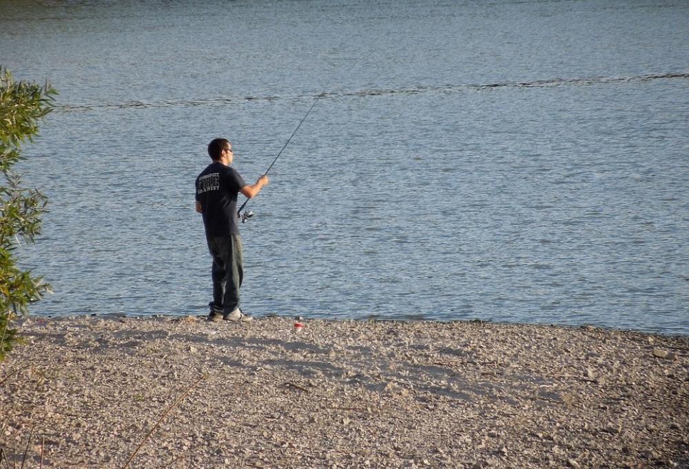 Fishing Pole Water Lake Atascadero Landscape Fishing Pole Water Lake Atascadero Landscape