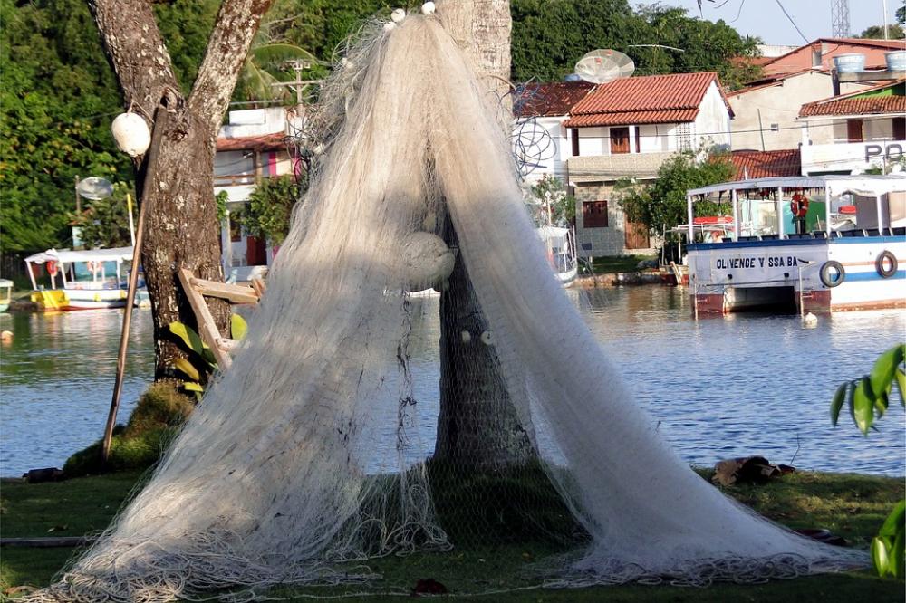 Fishing Net Fishermen Island Fish Tropical Fishing Net Fishermen Island Fish Tropical