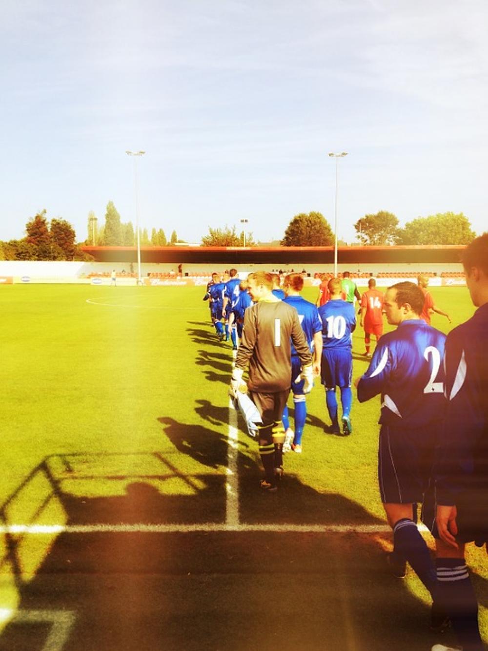 Football Soccer Pitch Players Sport Ball Goal Football Soccer Pitch Players Sport Ball Goal