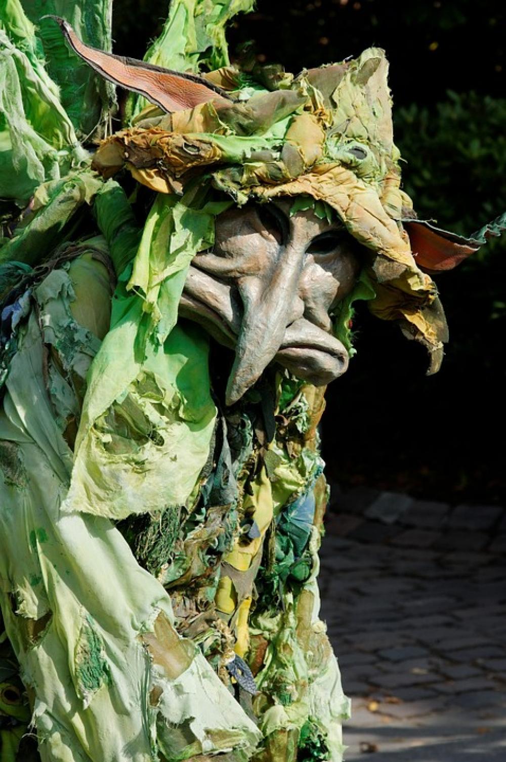 Forest Creatures Fantasy Green Garments Abstract Forest Creatures Fantasy Green Garments Abstract