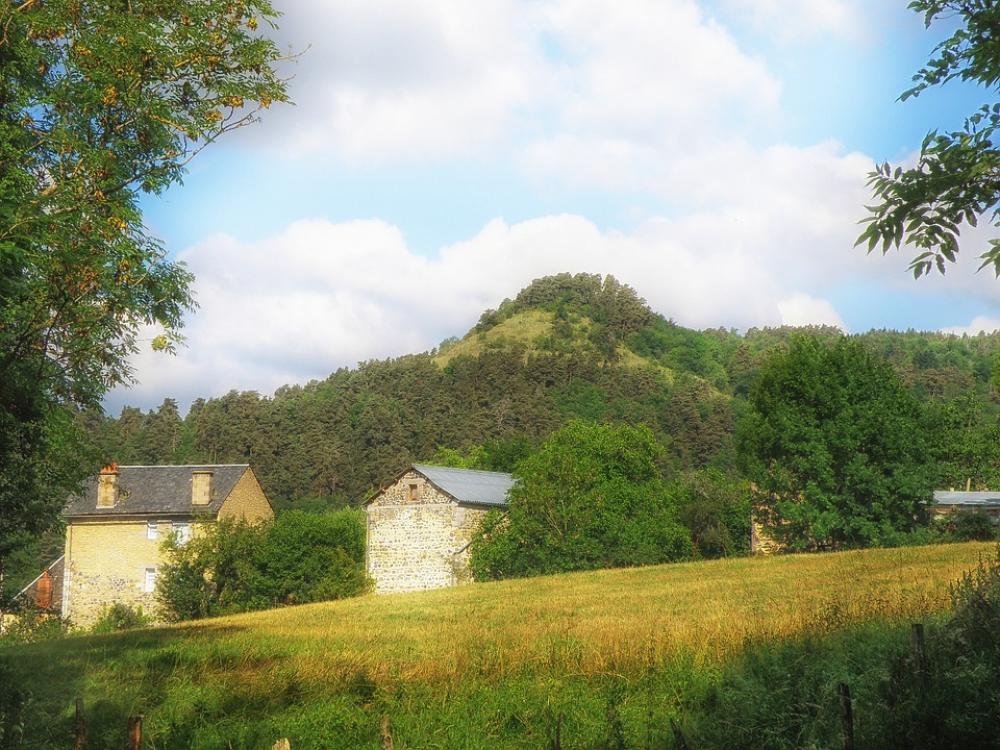 France Landscape Scenic Mountain Sky Clouds Farm France Landscape Scenic Mountain Sky Clouds Farm