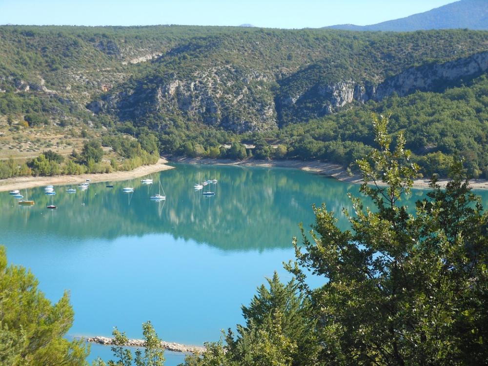 France Verdon Mountains Landscape Scenic Water France Verdon Mountains Landscape Scenic Water