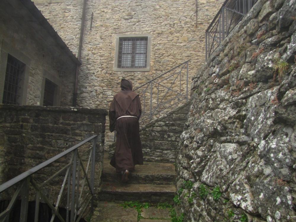 Franciscan Monk Verna Monastery Franciscan Monk Verna Monastery