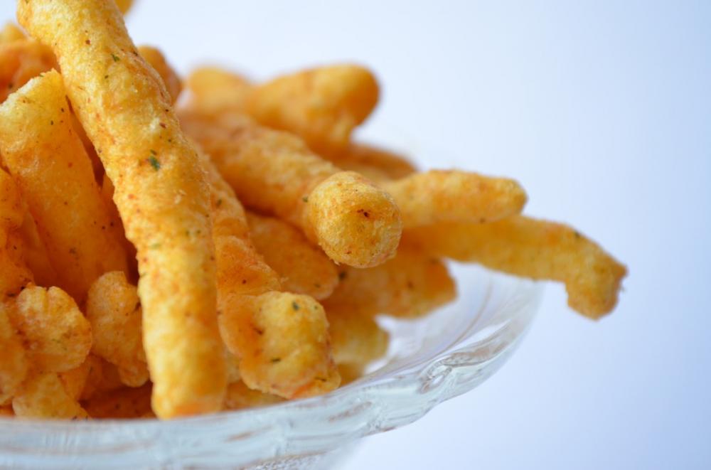 Fried Spicy Sticks Indian Food Snack Asian Fried Spicy Sticks Indian Food Snack Asian