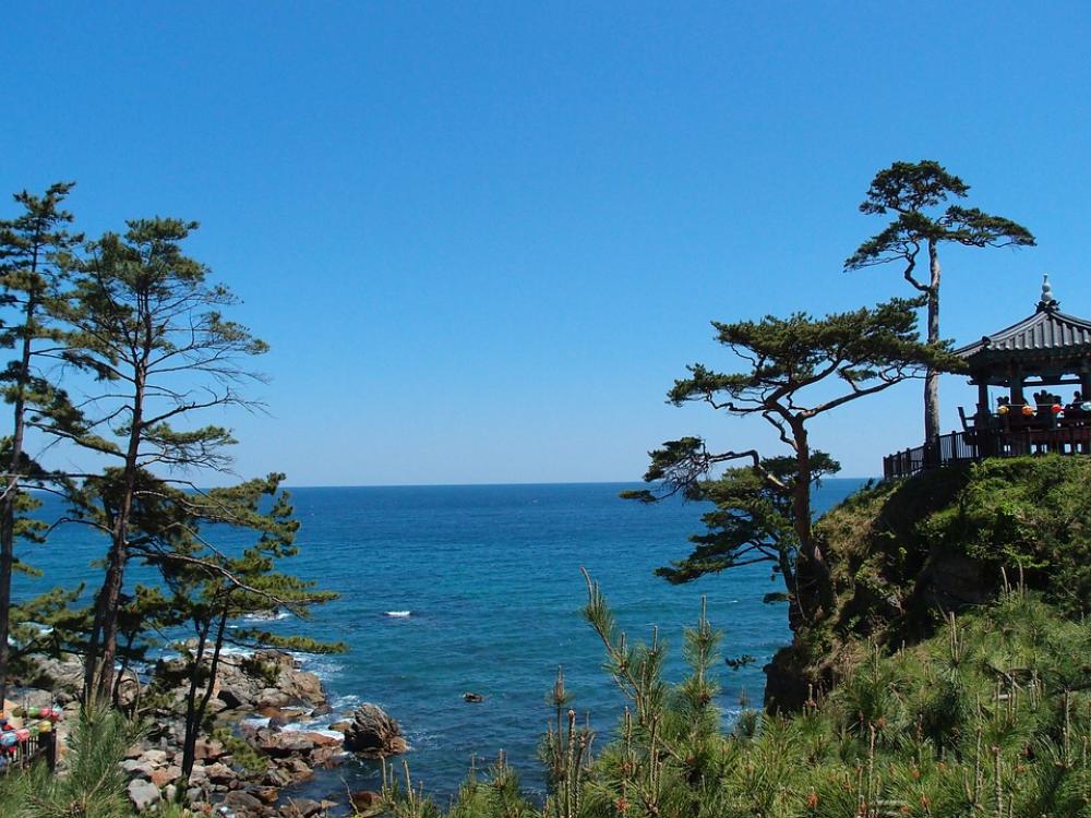 Gangwon Do Sokcho Naksansa Sea Belvedere Cliff Gangwon Do Sokcho Naksansa Sea Belvedere Cliff