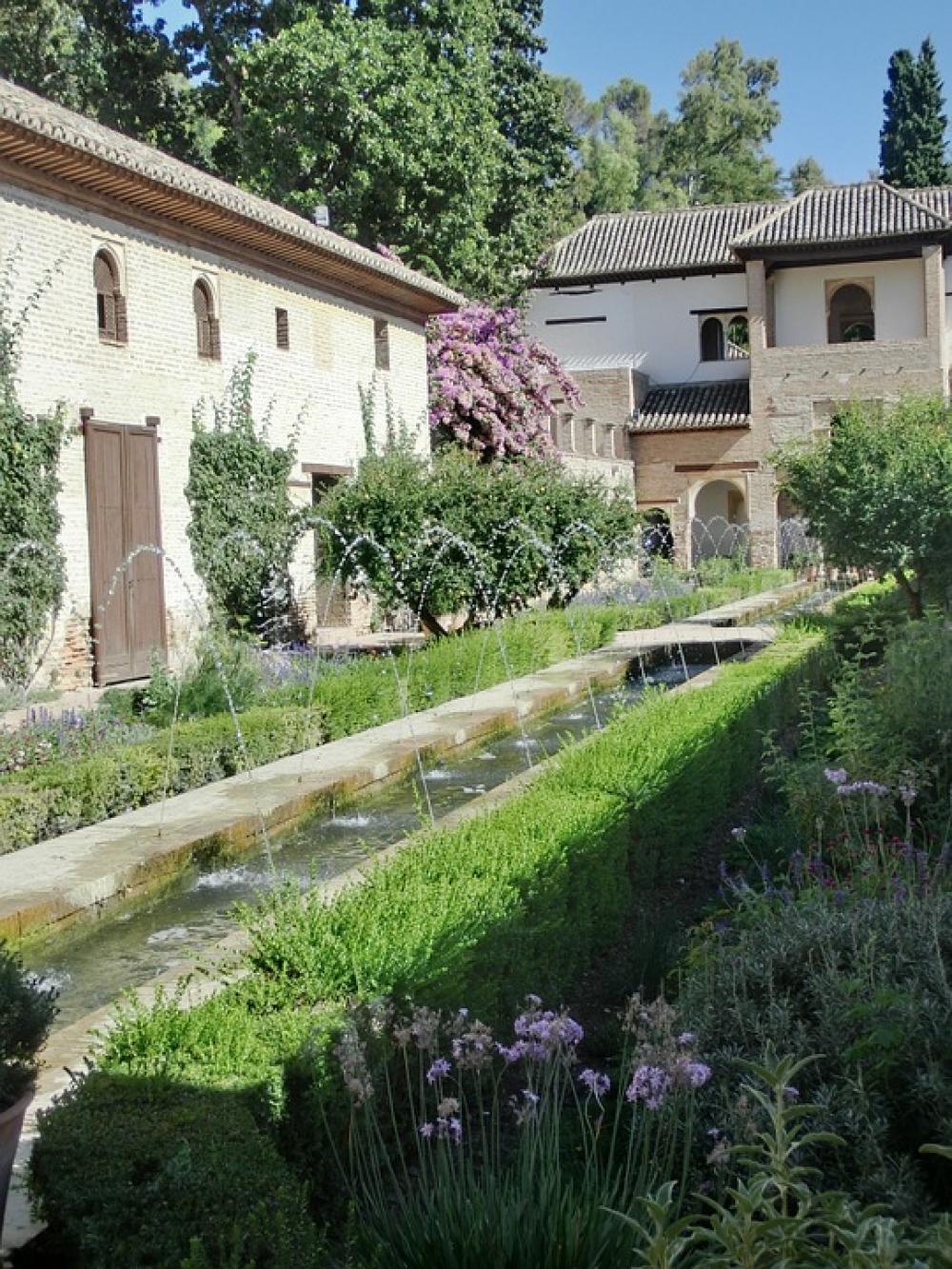 Generalife Palace Garden Spain Alhambra Generalife Palace Garden Spain Alhambra