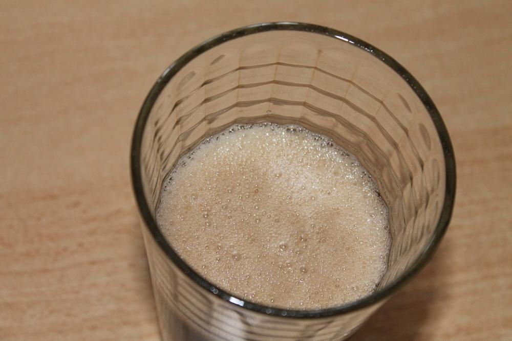 Glass Foam Mineral Water Glass Foam Mineral Water
