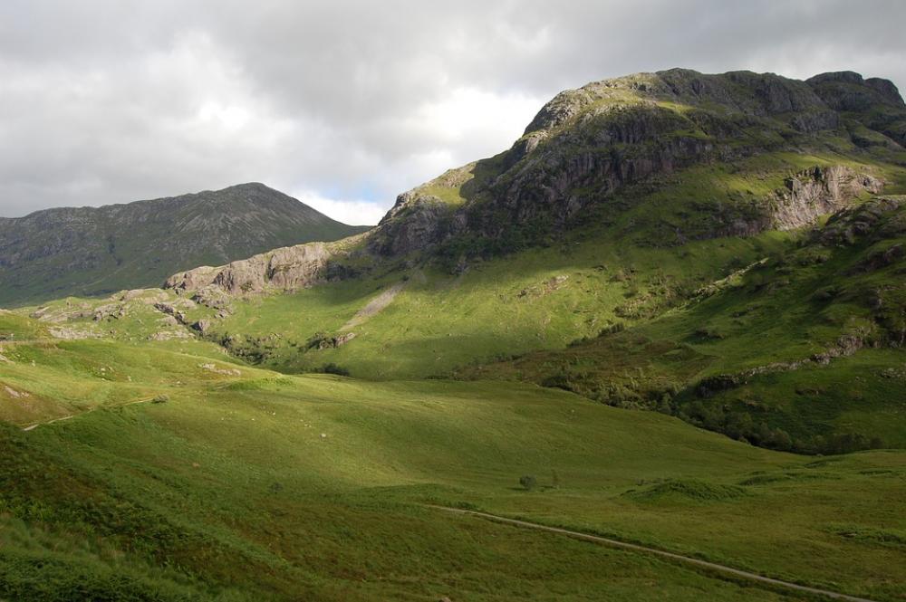 Glencoe Glen Mountains Highlands Landscape Scenic Glencoe Glen Mountains Highlands Landscape Scenic