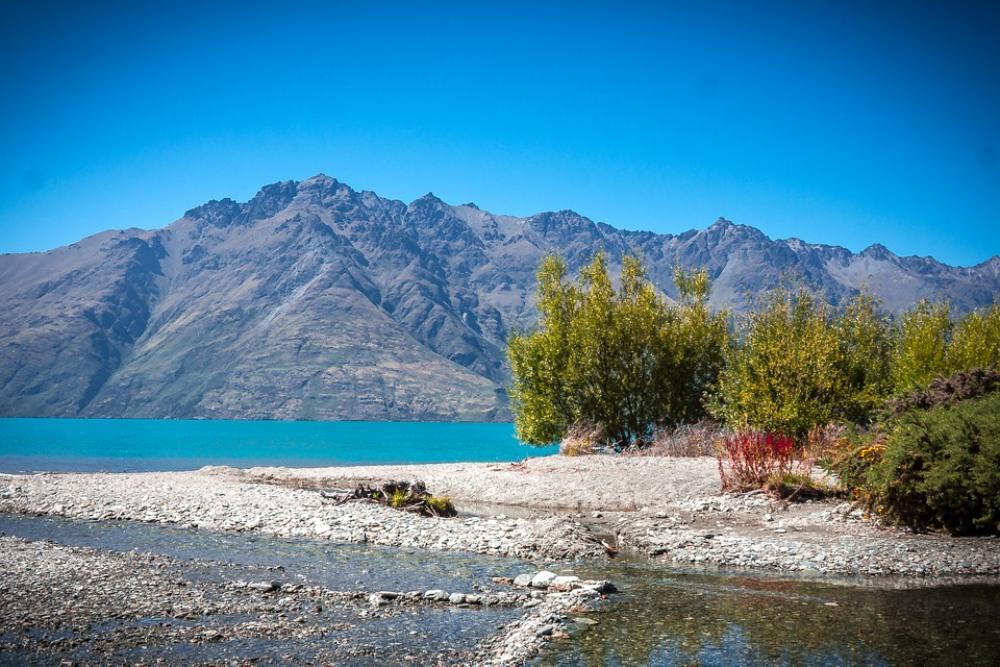 Glenorchy New Zealand Mountains Landscape Lake Glenorchy New Zealand Mountains Landscape Lake