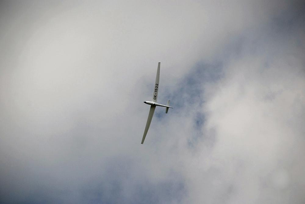 Glider The Plane Clouds Sky Blue Fly Glider The Plane Clouds Sky Blue Fly