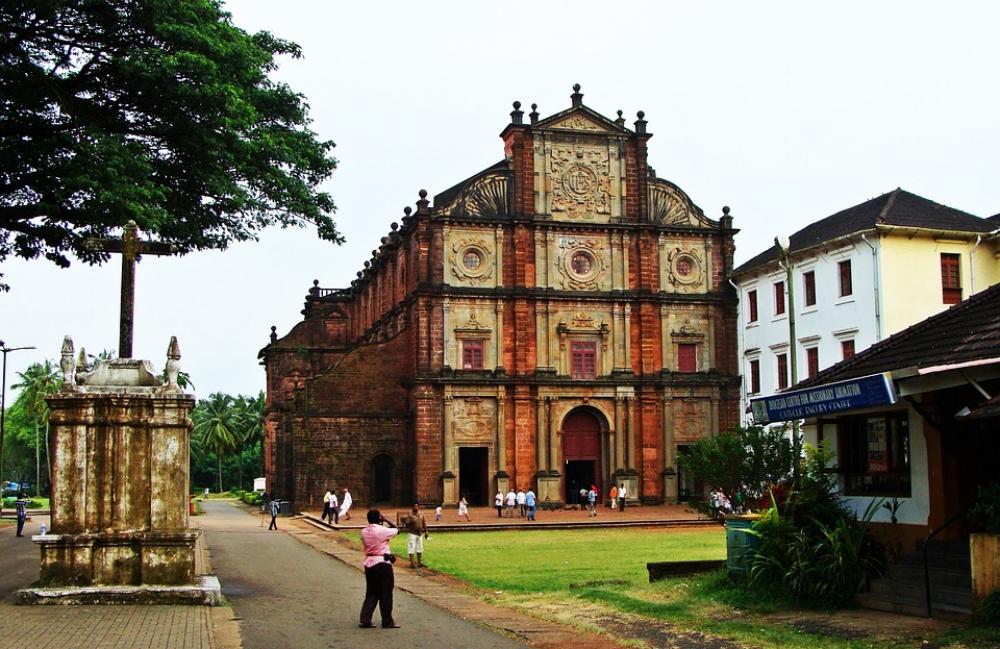 Goa Basilica Bom Jesus Church Cathedral City Goa Basilica Bom Jesus Church Cathedral City